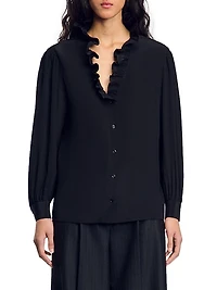 Flowy Silk Shirt