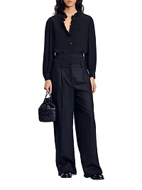 Flowy Silk Shirt