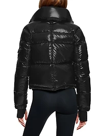 Freestyle Cropped Down Puffer Jacket