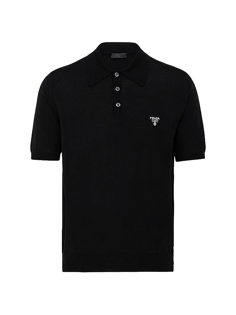 Superfine Wool Polo Shirt