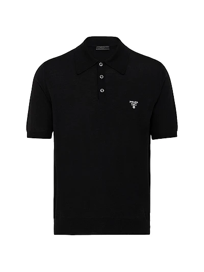 Superfine Wool Polo Shirt