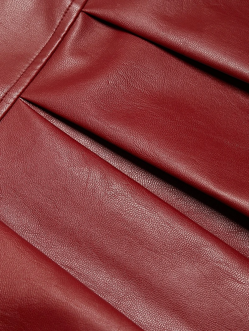 Alexis Faux Leather Minidress