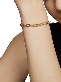 DY Madison Chain Bracelet 18K Yellow Gold, 6mm