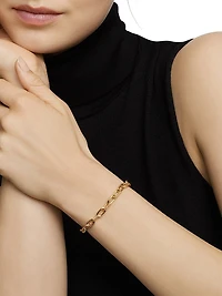 DY Madison Chain Bracelet 18K Yellow Gold, 6mm