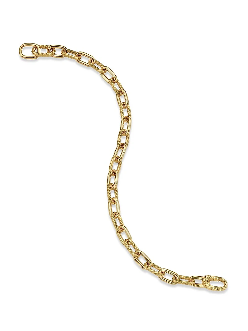DY Madison Chain Bracelet 18K Yellow Gold, 6mm