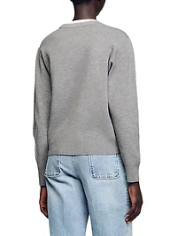 Contrast Collar Sweater