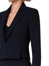 Double-Face Wool Cropped Jacket