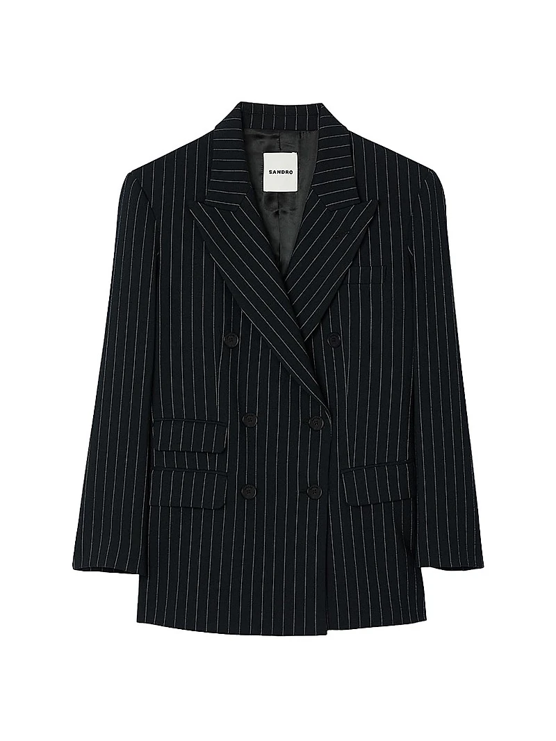 Striped Suit Jacket