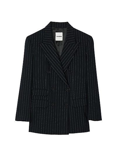 Striped Suit Jacket