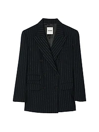Striped Suit Jacket