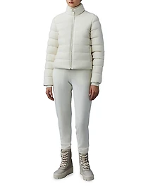 Melia Cashmere-Blend Down Jacket
