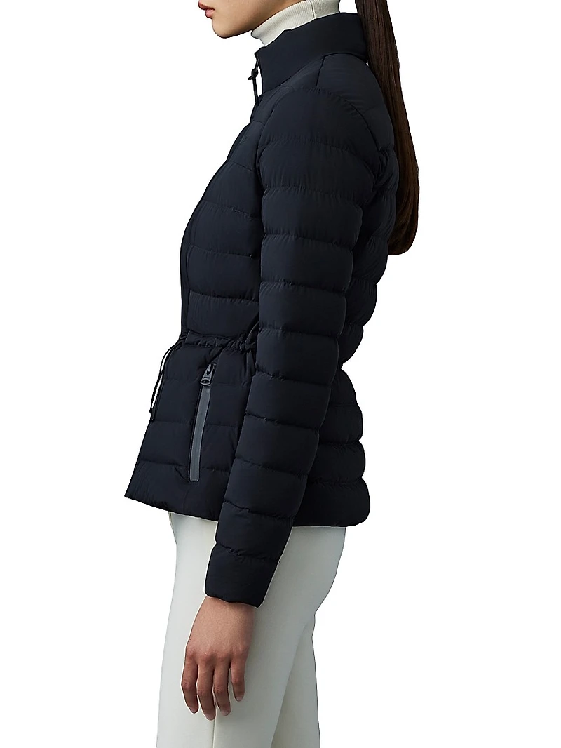 Jacey Drawcord Puffer Jacket