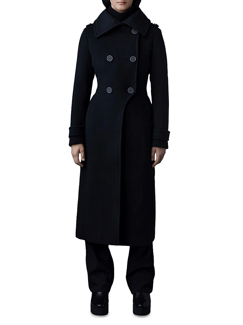 Elodie-Z Wool Peacoat