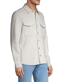 Cotton-Blend Shirt Jacket