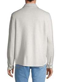 Cotton-Blend Shirt Jacket
