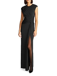 Giovanna Jersey Twisted Gown