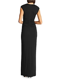 Giovanna Jersey Twisted Gown