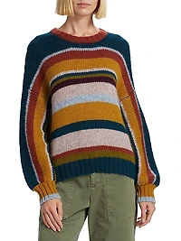 Samara Alpaca-Blend Striped Sweater