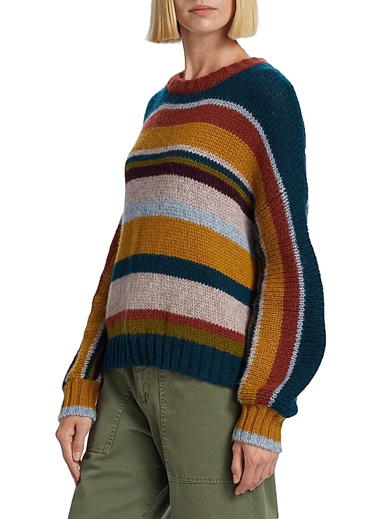 Samara Alpaca-Blend Striped Sweater
