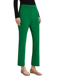 Fuoco Wool-Blend Straight-Leg Pants