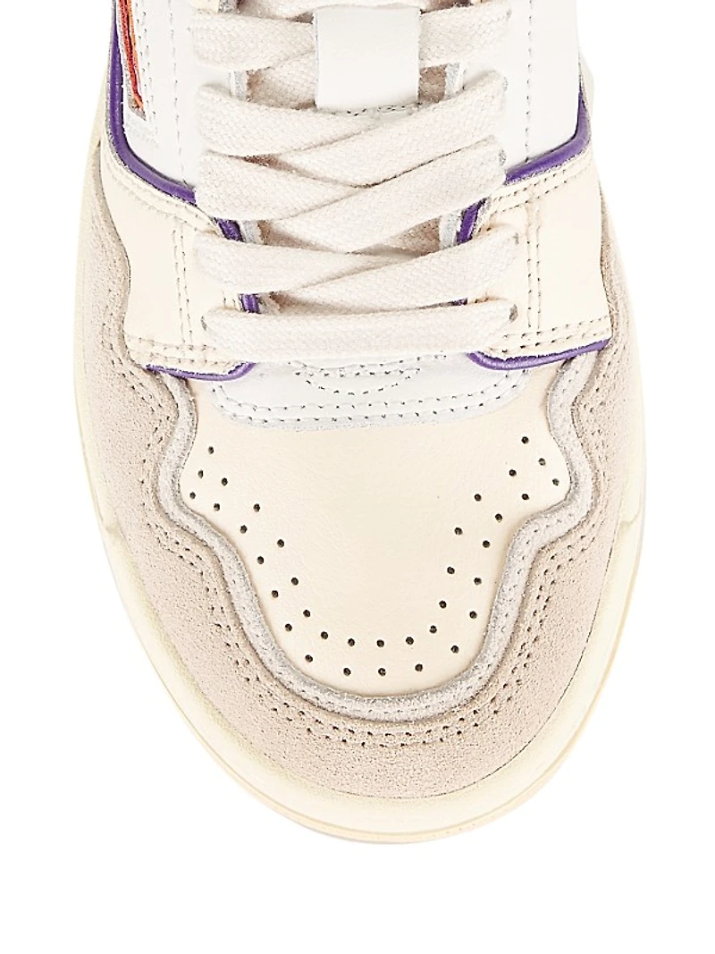 CLC Colorblocked Leather Low-Top Sneakers