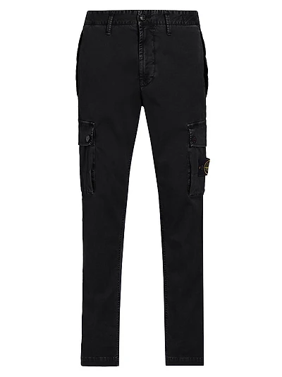 Broken Twill Cotton Trousers