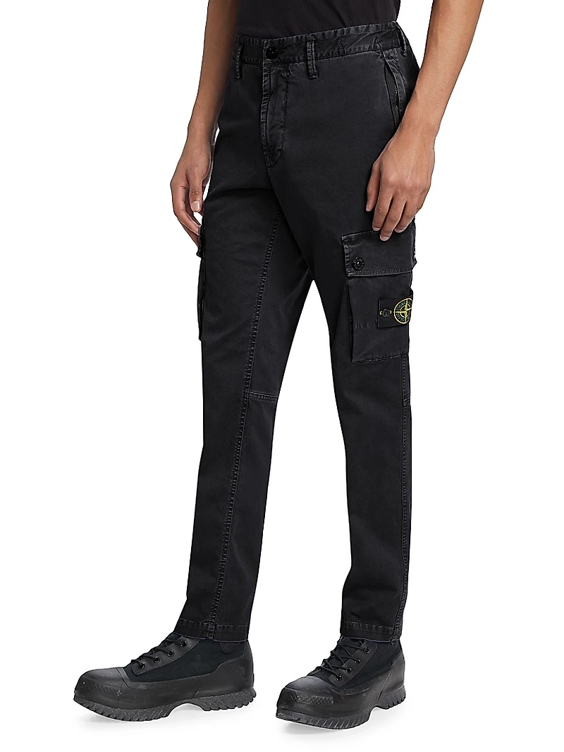 Broken Twill Cotton Trousers