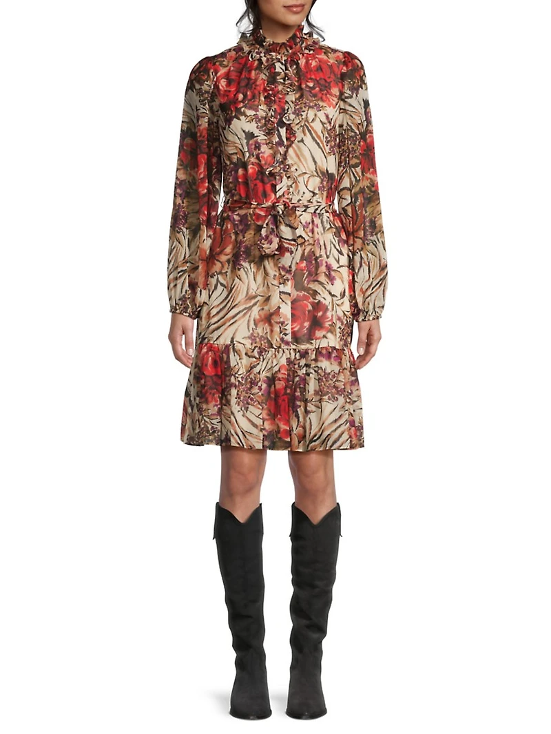 Sami Belted Floral Dress