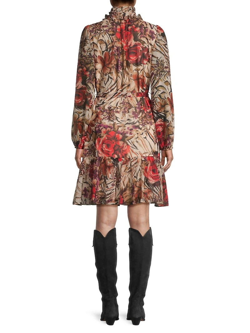 Sami Belted Floral Dress