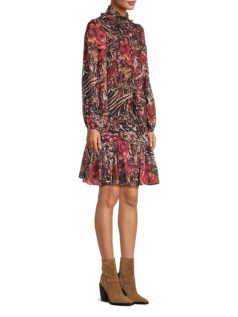 Sami Belted Floral Dress