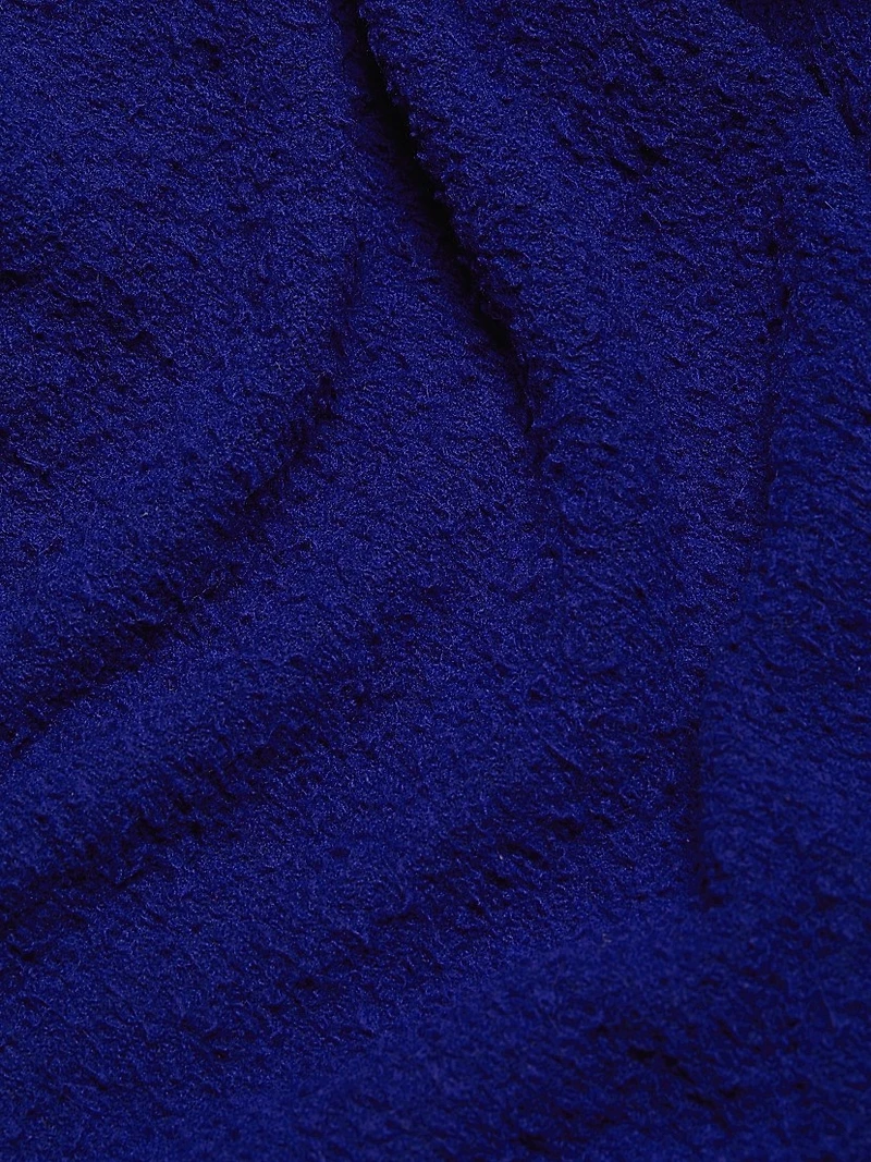Asymmetric Wool-Blend Blouse