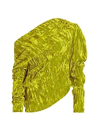 Asymmetric Velvet Top