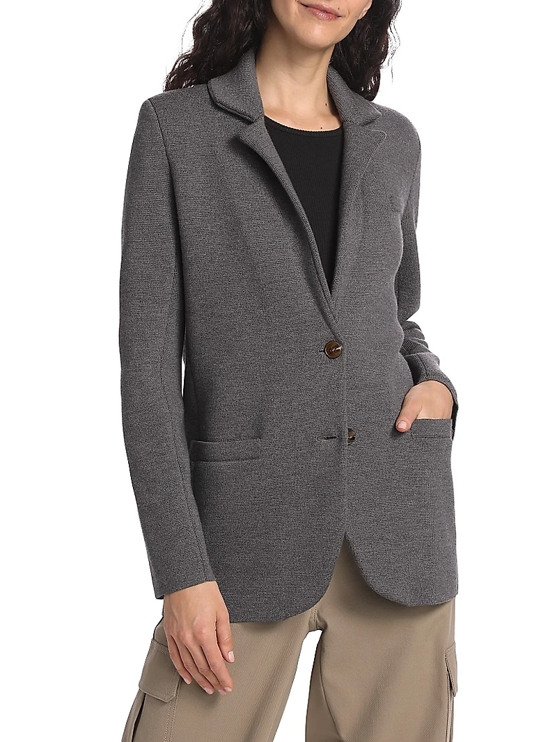 Boyfriend Wool-Blend Blazer