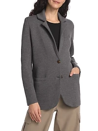 Boyfriend Wool-Blend Blazer