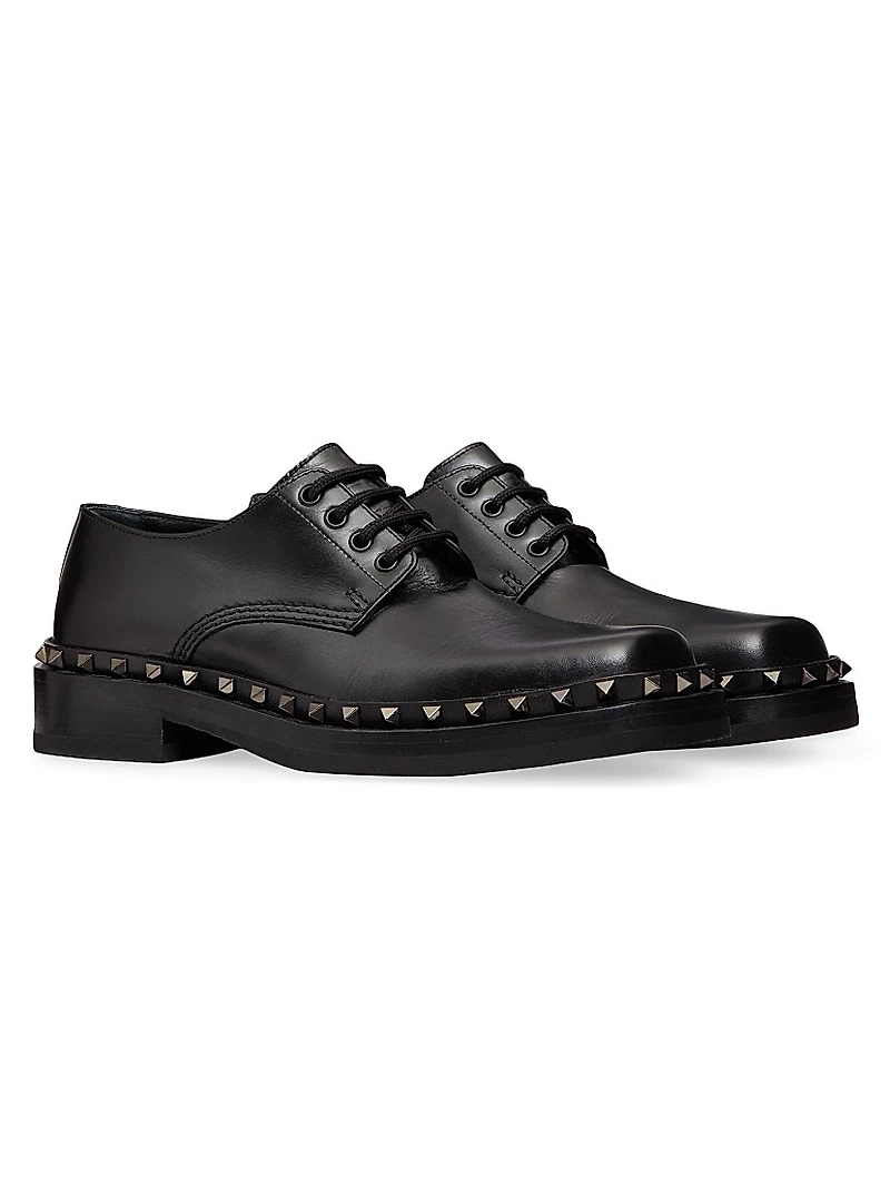 Derby Rockstud Dress Shoes