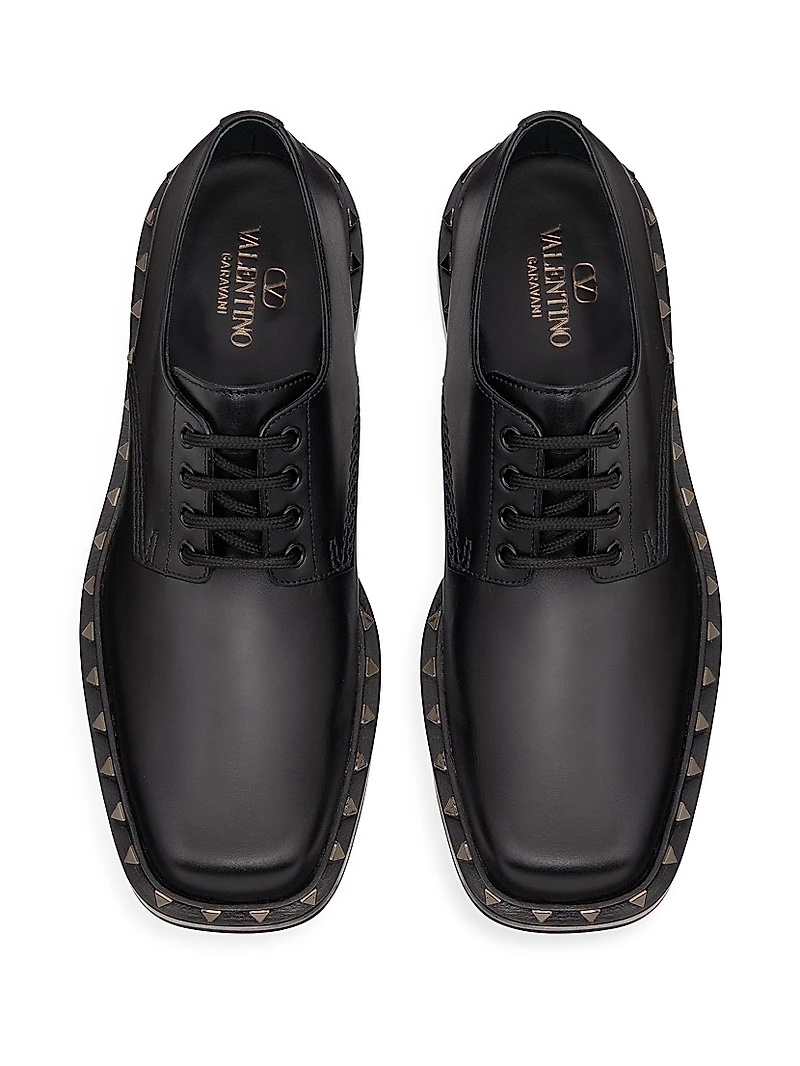 Derby Rockstud Dress Shoes