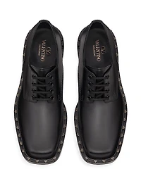 Derby Rockstud Dress Shoes
