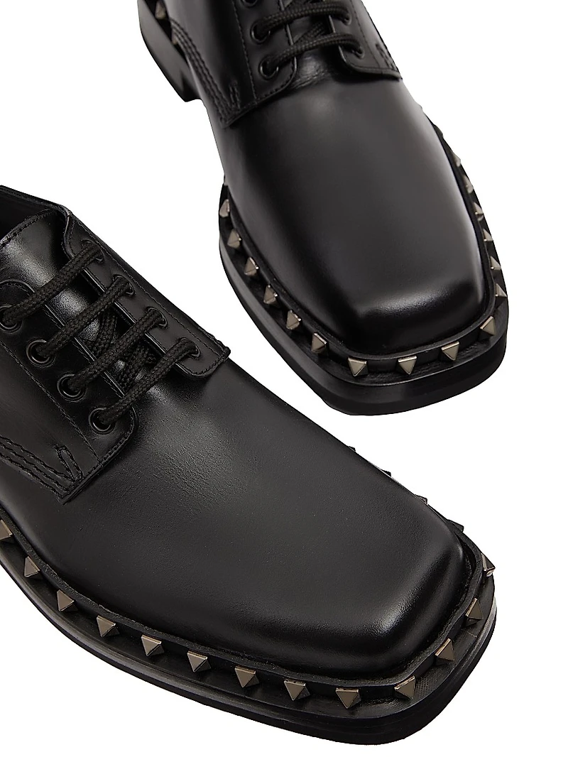 Derby Rockstud Dress Shoes