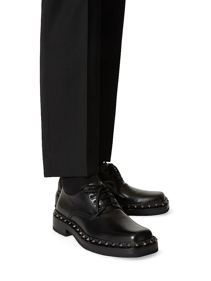 Derby Rockstud Dress Shoes