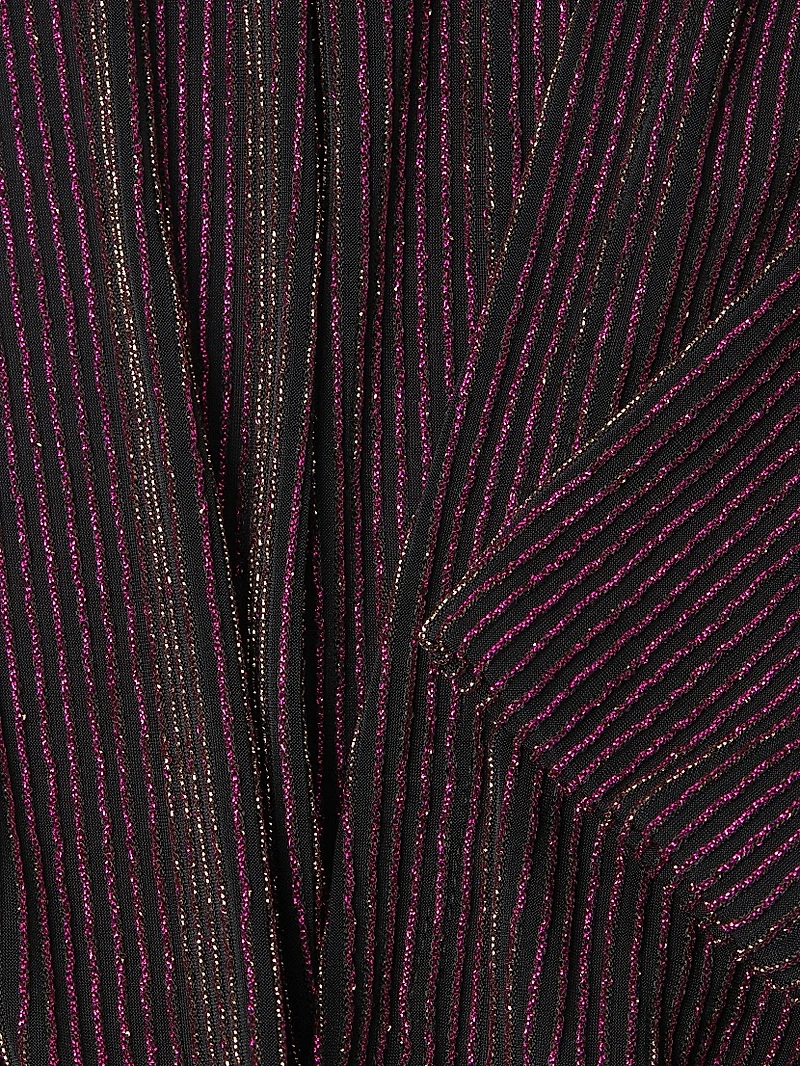 Gavin Metallic Ribbed Minidress