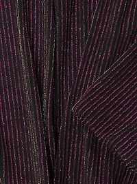 Gavin Metallic Ribbed Minidress