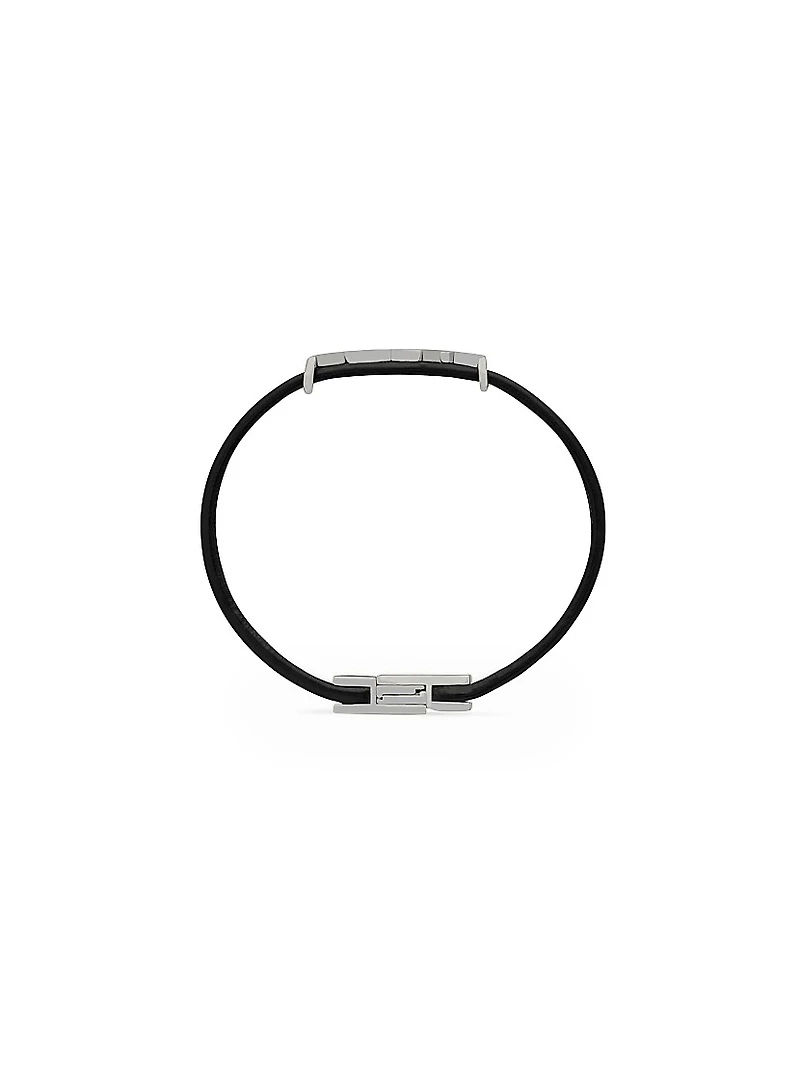 Cassandre Bracelet Leather and Metal