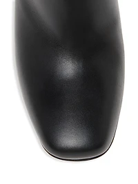Canalazzo 100MM Leather Ankle Booties