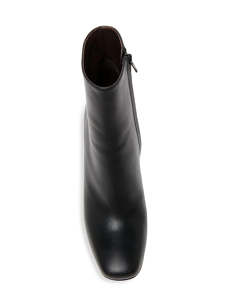 Canalazzo 100MM Leather Ankle Booties