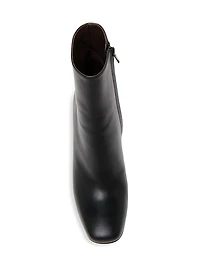 Canalazzo 100MM Leather Ankle Booties