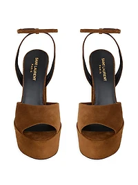 Jodie Platform Sandals Suede