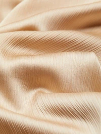 Chelsea Crinkle Satin One-Shoulder Gown