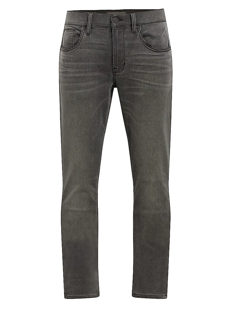 Blake Distressed Slim-Straight Jeans