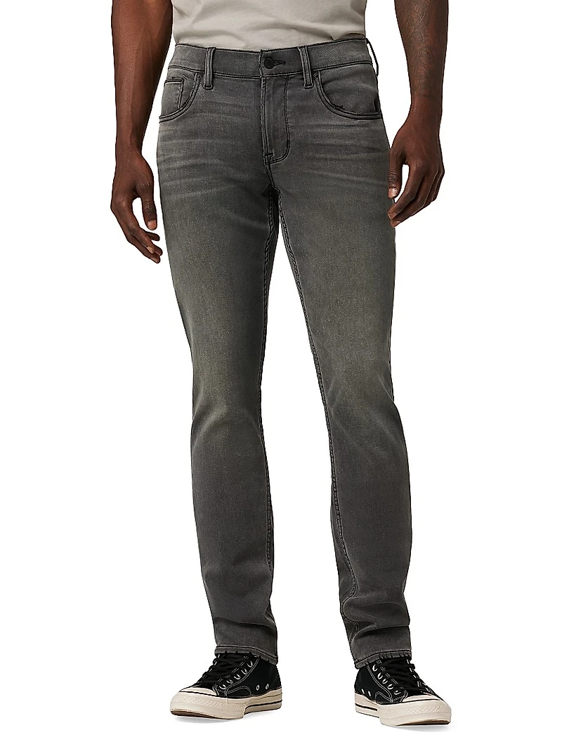 Blake Distressed Slim-Straight Jeans