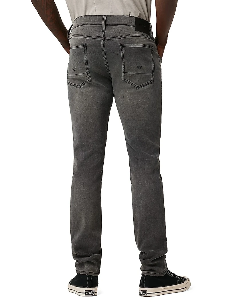 Blake Distressed Slim-Straight Jeans